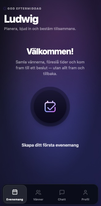 Starta ditt event